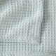 100% Cotton Waffle Weave Bed Blanket | Soft, Breathable, and Lightweight Blanket for All-Season (Full/Queen, ICY Blue)