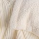 Blanket Fleece Throw – 51x63, Beige – Soft, Plush, Fluffy, Fuzzy, Warm, Cozy, Thick – Perfect for Couch, Bed, Sofa, Chair - Reversible Throw Blanket